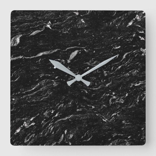 花崗岩の石模様アクリル壁時計 スクエア壁時計 (正面)