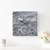 花崗岩の石模様アクリル壁時計 スクエア壁時計 (ホーム)