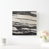 花崗岩の石模様アクリル壁時計 スクエア壁時計 (ホーム)