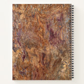 花崗岩の石模様スパイラルノート ノートブック (裏面)