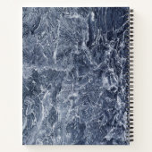 花崗岩の石模様スパイラルノート ノートブック (裏面)