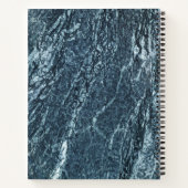 花崗岩の石模様スパイラルノート ノートブック (裏面)