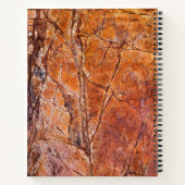 花崗岩の石模様スパイラルノート ノートブック (裏面)