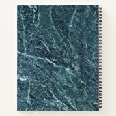 花崗岩の石模様スパイラルノート ノートブック (裏面)