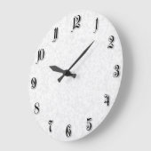 花崗岩の背景 ラージ壁時計 (傾斜)