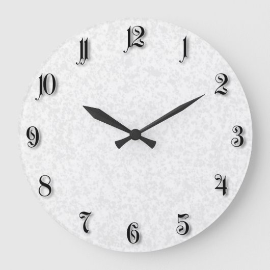 花崗岩の背景 ラージ壁時計 (正面)