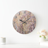 花崗岩の背景 ラージ壁時計 (ホーム)