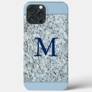 花崗岩の象眼細工 – M iPhone 13 PRO MAXケース
