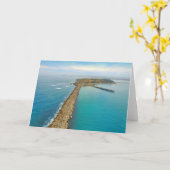 花崗岩アイランドビクトルハーバーサウスオーストラリアカード カード (黄色い花)