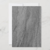 花崗岩エレガントホリデーパーティー招待状 招待状 (裏面)