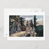 花崗岩ゲート鉄道模型 ポストカード (正面/裏面)