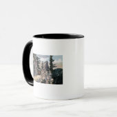 花崗岩ゲート鉄道模型 マグカップ (正面左)