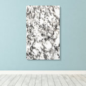 花崗岩テクスチャ |黒の大理石の背景 キャンバスプリント (インサイチュ (ウッドフロア))
