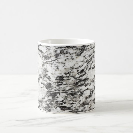 花崗岩テクスチャ |黒の大理石の背景 コーヒーマグカップ (中央)