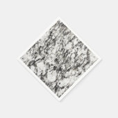 花崗岩テクスチャ |黒の大理石の背景 スタンダードカクテルナプキン (角)