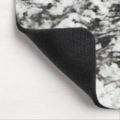 花崗岩テクスチャ |黒の大理石の背景 マウスパッド (コーナー)