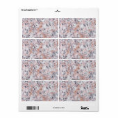 花崗岩パターン ラベル (フルシート)