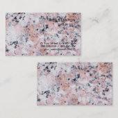 花崗岩パターン 名刺 (正面/裏面)