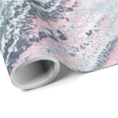 花崗岩ピンクブルーグレー大理石石板瑪瑙ストーン ラッピングペーパー (ロールコーナー)