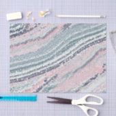 花崗岩ピンクブルーグレー大理石石板瑪瑙ストーン 薄葉紙 (クラフト)