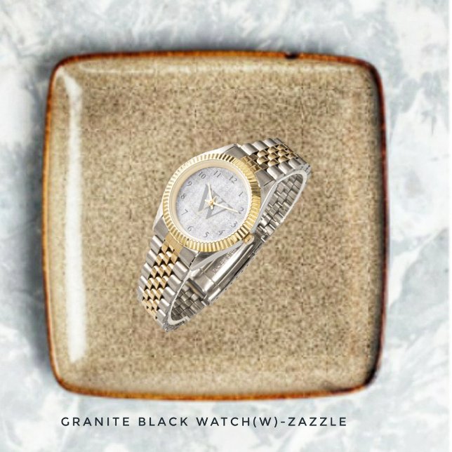 花崗岩ブラックウォッチ 腕時計 (クリエイターアップロード済み)