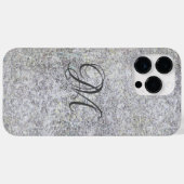 花崗岩ブラック Case-Mate iPhoneケース (裏面 (横))