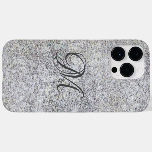 花崗岩ブラック Case-Mate iPhoneケース (裏面 (横))