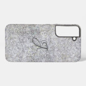 花崗岩ブラック SAMSUNG GALAXYケース (裏面横)