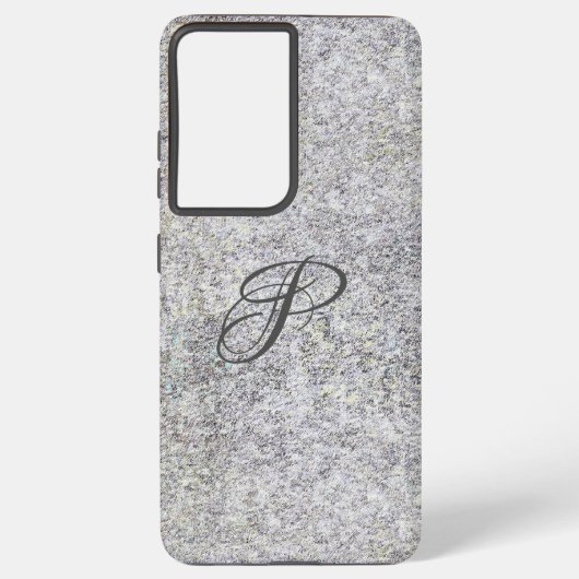 花崗岩ブラック SAMSUNG GALAXYケース (裏面)