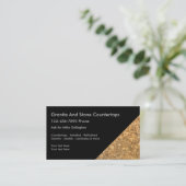 花崗岩ホ飾ームの名刺 名刺 (スタンド正面)