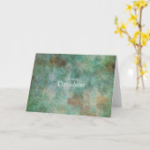 花崗岩モダンノートカード カード (黄色い花)