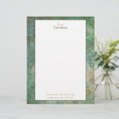 花崗岩モダン文房具 レターヘッド (スタンド正面)