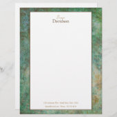 花崗岩モダン文房具 レターヘッド (正面/裏面)