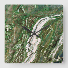 花崗岩型石模様アクリル壁時計 スクエア壁時計