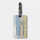 花崗岩郡モンタナ ラゲッジタグ (裏面縦)