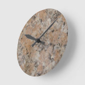 花崗岩 ラウンド壁時計 (傾斜)