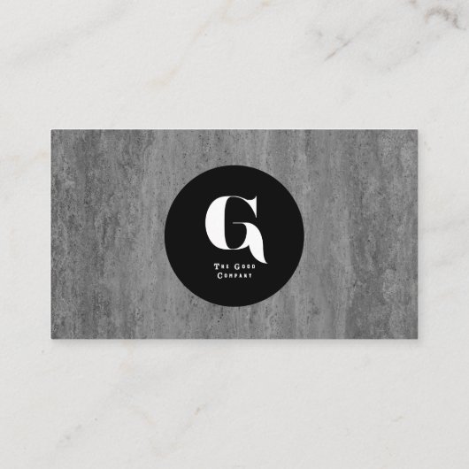 花崗岩 名刺 (裏面)