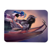 花崗岩Tasとジュニパーマグネット用 マグネット (横)