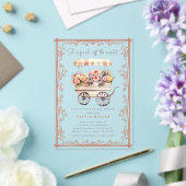 花市場ブライダルシャワーへの招待 アクリル招待状 (インサイチュ (ウェディング))