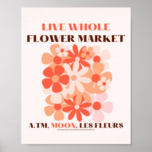 花市場全体を生きる ポスター