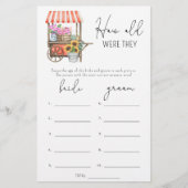 花市場彼らは何歳だったブライダルゲーム (正面)