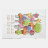 花市場用カレンダーキッチンタオル キッチンタオル (横)