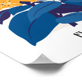 花市場編集可能フローレンス ポスター (角)