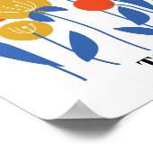 花市場編集可能Tokyo ポスター (角)