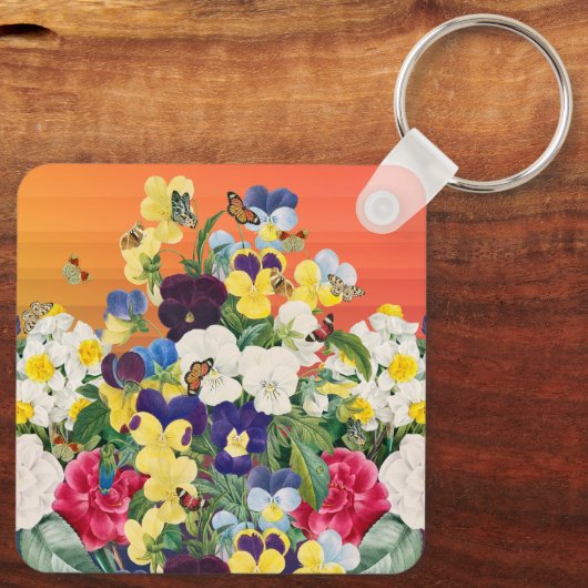 花市場 キーホルダー (裏面)