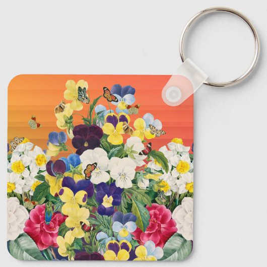 花市場 キーホルダー (裏面)