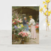 花市場 | ビクトル・ガブリエル・ギルバート カード (黄色い花)