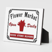 花市場 フォトプラーク (側面)