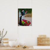 花市場 ポスター (キッチン)