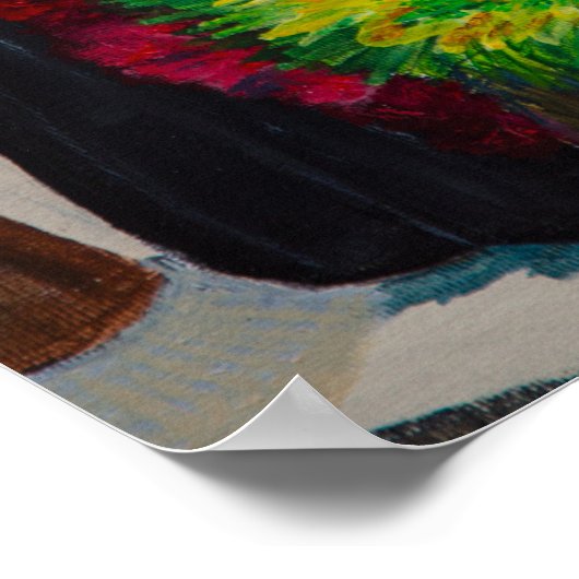 花市場 ポスター (角)